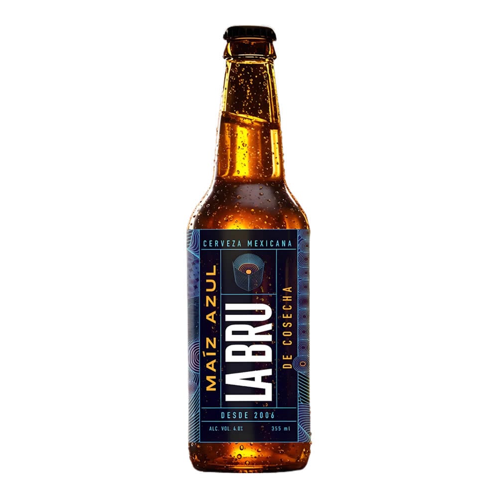 Cerveza La Bru Maíz Azul